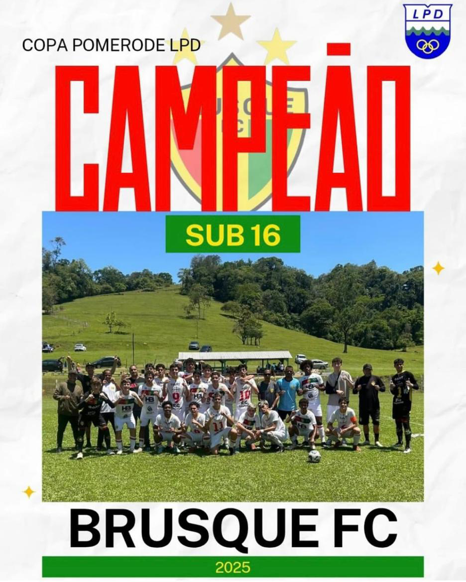 Comemoração de gol das categorias de base do Brusque FC